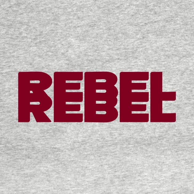 Rebel Rebel, burgundy by Perezzzoso